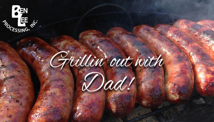Grillin' out with dad