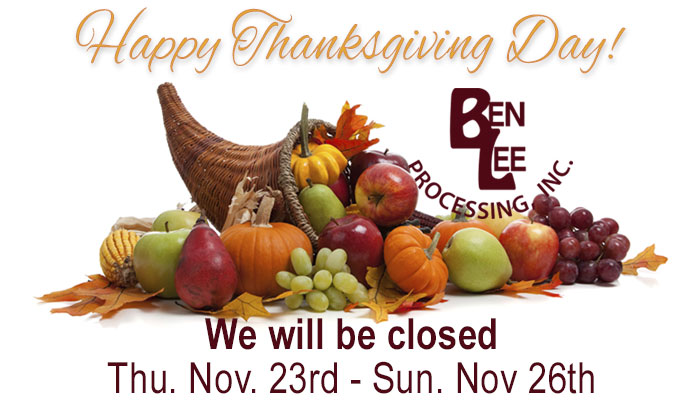 Thanksgiving Day - Ben Lee Meat Processing - Atwood, KS