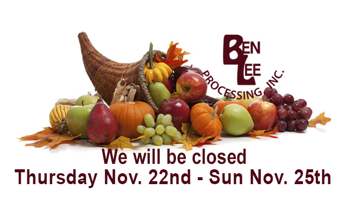 Thanksgiving Day - Ben-Lee Processing - Atwood, KS