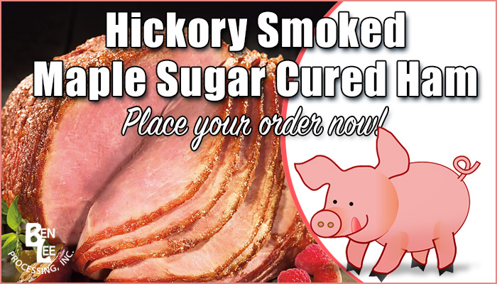 Hickory Smoked Maple Sugar Cured Ham